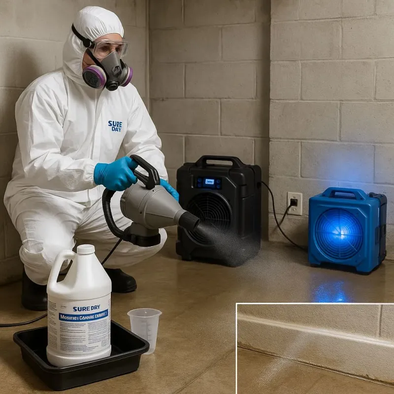 Sanitization and Odor Removal process in Rockville, MN