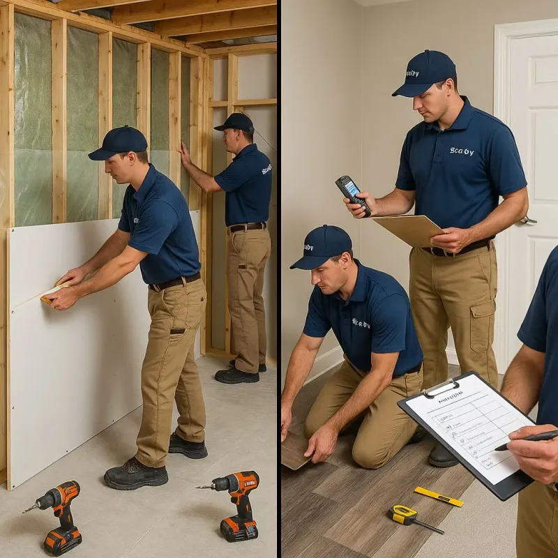 Repairs and Reconstruction process in Rockville, MN